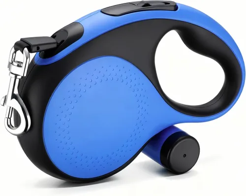 Vista 19 de Segarty Correa retráctil para perro de 16 pies con soporte desmontable para bolsa de excrementos, correa para caminar de 16.4 ft para mascotas