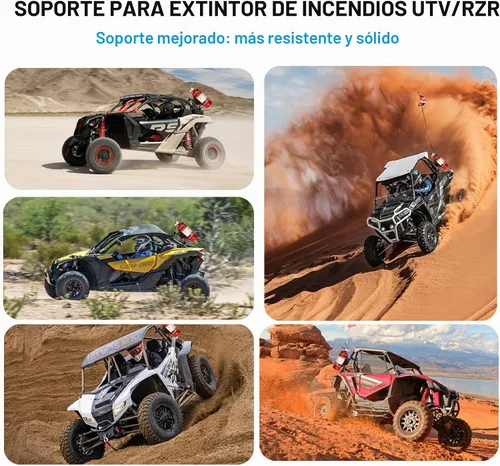 Vista 7 de Soporte de montaje para extintor de incendios de aluminio