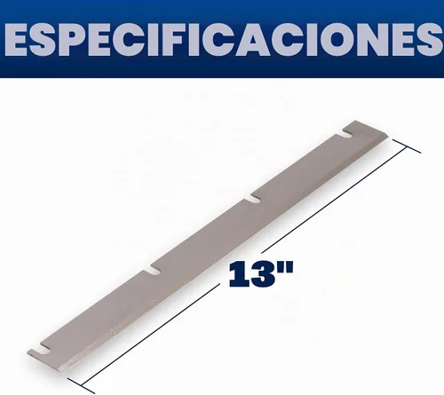 Vista 4 de Cuchilla de repuesto MARSHALLTOWN, cortador de piso de vinilo ultra ligero de 13 pulgadas Replacement Blade for LWFS13, Fits 7-Hole and 4-Hole