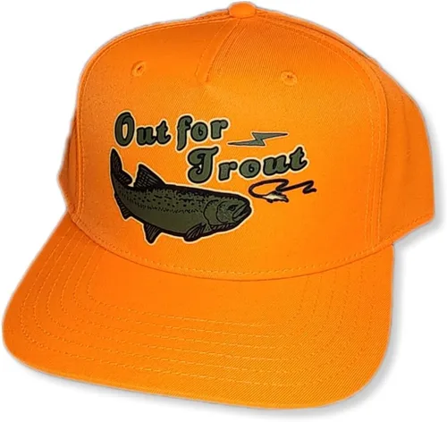 Vista 77 de ThatsRad Out for Trout Corduroy Snapback Sombrero Gorra Pesca con Mosca Pescador