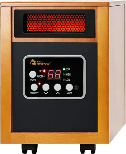 Vista 8 de DR. INFRARED HEATER DR-991 Calentador de Espacio de Chimenea Eléctrica Portátil con Humidificador y Control Remoto, Calor Infrarrojo, Efecto