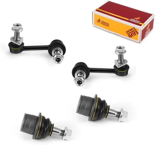 Vista 199 de Metrix Premium Chassis Parts - Juego de 4 piezas de articulación de rótula superior y barra estabilizadora delantera para Ford Ranger RWD 1998-2011