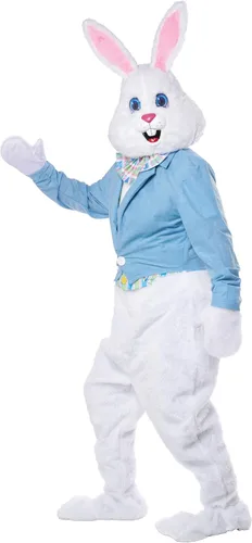 Vista 2 de California Costumes Disfraz de conejo de Pascua de lujo para hombre