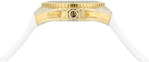 Vista 6 de Technomarine TM-115046 Cruise - Reloj analógico de cuarzo blanco para hombre, Oro, Reloj de cuarzo, cronógrafo