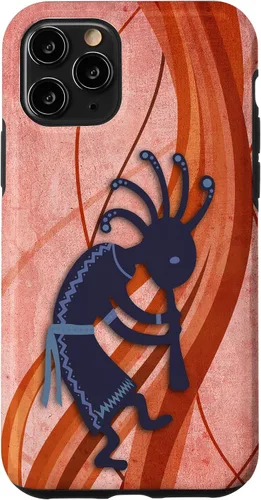 Vista 29 de Native American Kokopelli - Old School 2 - Fan Fun Case for iPhone 17