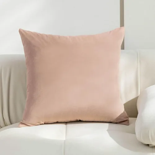 Vista 21 de Home Brilliant Fundas de almohada de primavera de 18x18 pulgadas, fundas de almohada de terciopelo, fundas de almohada cuadradas decorativas sólidas