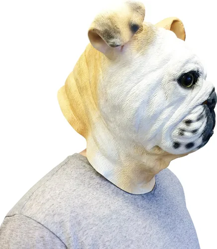 Vista 2 de Inglés Bulldog Costume Face Mask- Off The Wall Juguetes Kennel Club