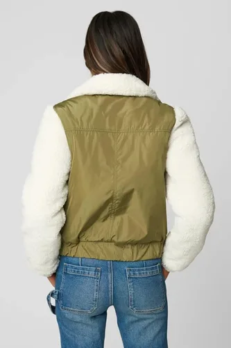 Vista 2 de BLANKNYC Womens Luxury Clothing Bomber Jacket, Comfortable Coat, Stylish Windbreaker