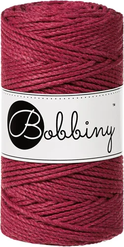 Vista 25 de Bobbiny Cordón de macramé regular de 0.118 in y 3 capas (aguamarina), 108yds/330 pies (100% algodón reciclado)