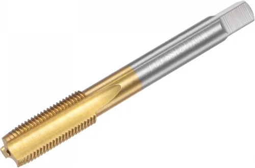 Vista 10 de uxcell Grifos rectos de flauta, M7 x 1 Métrica izquierda mano izquierda recubierto de titanio M35 cobalto máquina de acero de alta velocidad roscado