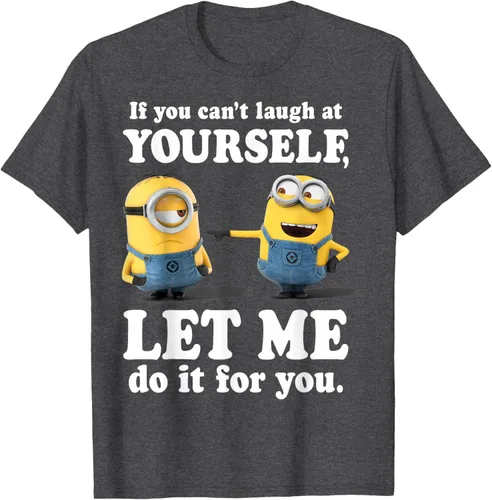 Vista 38 de Camiseta gráfica de Minions de Mi villano favorito: Ríete de ti mismo Negro