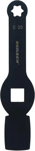 Vista 3 de E20 Hembra E Tipo Torx Estrella Slogging Llave De Extremo De Caja Impactada
