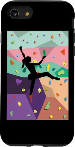 Vista 18 de Cute Colorful Rock Climbing Bouldering Wall Climber Case for iPhone 17