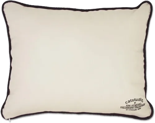 Vista 2 de Catstudio Almohada decorativa bordada colegiada de la Universidad Estatal de los Apalaches