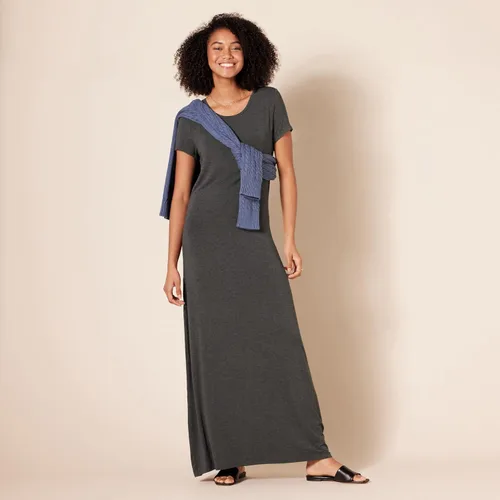 Vista 5 de Tienda Essentials - Vestido largo de manga corta para mujer