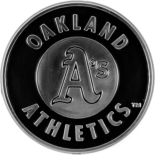 Vista 3 de Emblema de automóvil cromado MLB