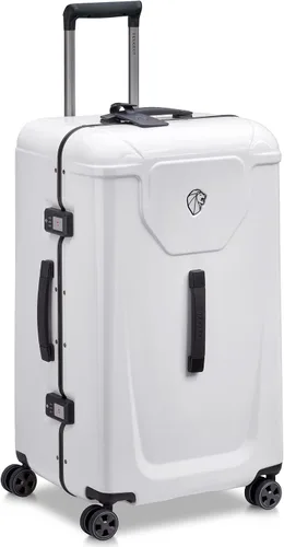 Vista 2 de DELSEY Paris Peugeot Voyages - Maleta rígida con ruedas giratorias, BLANCO BRILLO, Peugeot Equipaje rígido Voyages con ruedas giratorias