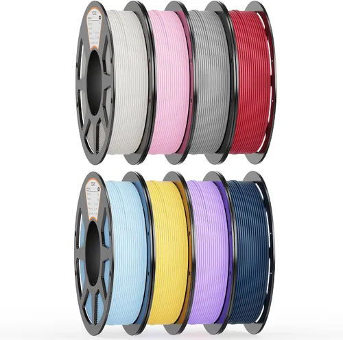 Vista 36 de YOOPAI Filamento PLA de 0.07 in, 8.82 oz PLA+ y paquete mate, 8 rollos Pla Bundle-250gx8-112040009