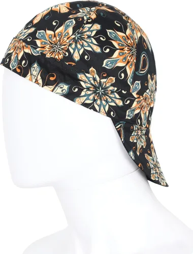 Vista 7 de BOCOMAL Gorro de Soldadura Resistente al Fuego CAT2 de Peso Medio con Estampado, Gorras de Soldador de 6 Paneles - Juego de 2
