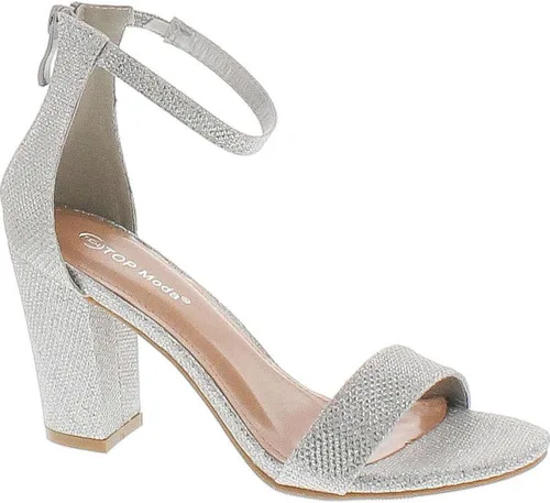 Vista 2 de TOP Moda Gallery-45 Sandalias de tacón alto para mujer, para vestido de fiesta