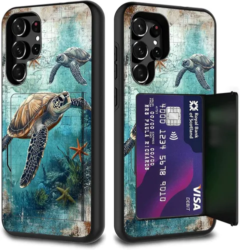 Vista 47 de Funda híbrida de doble capa con función atril para Samsung Galaxy A16 5G de 6.9 pulgadas, diseño de vaca con bandera estadounidense