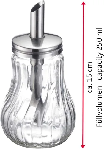 Vista 9 de Westmark Dispensador de Azúcar Berlín, 250 mL/8.5 oz de capacidad, Vidrio