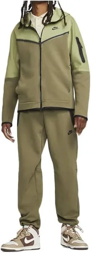 Vista 8 de Nike Sportswear Tech - Sudadera con capucha para hombre, con cremallera completa, color verde (as1, alpha, XL, regular, XL)