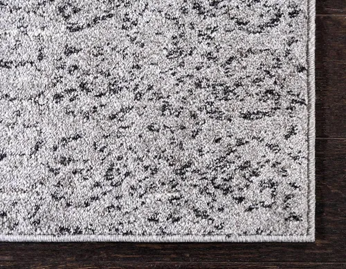 Vista 8 de Unique Loom Del Mar Collection Alfombra de Área - Jennifer (5' 1" x 8' Rectángulo, Gris/Negro)