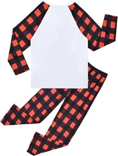 Vista 2 de QPANCY Pijamas de unicornio para niñas, conjuntos de pijamas de algodón para niños pequeños