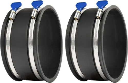 Vista 12 de POWERTEC 70337 Manguito Flexible de Control de Polvo de 2-1/2" con Abrazaderas de Manguera de Llave Ajustable, Acoplador de Manguito de Goma