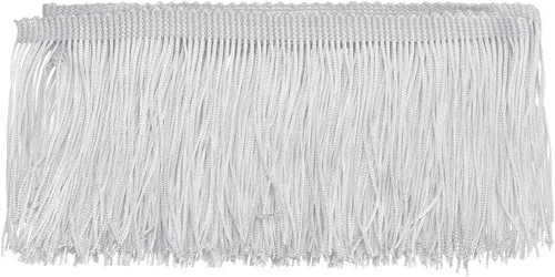 Vista 43 de Uxcell 10 yardas y 4 pulgadas beige con flecos de cadeneta - poliéster, estilo bohemio para múltiples ocasiones