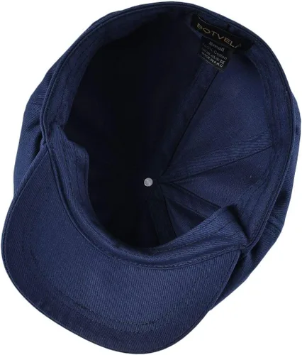 Vista 6 de BOTVELA Gorra plana de Newsboy para hombre, 100% algodón, Gatsby Ivy Golf Cabbie Hat