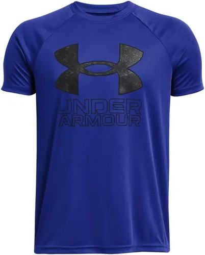 Vista 65 de Under Armour Camiseta de manga corta Tech Hybrid con estampado para niños