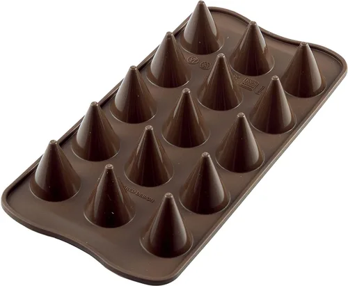Vista 4 de Silikomart Molde de silicona para chocolate fácil, corazones