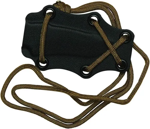 Vista 2 de Southern Grind Cuchillo para el cuello de Vermin con hoja negra y funda Kydex negra
