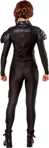 Vista 4 de Rubie's Disfraz de Katniss de lujo de The Hunger Games para mujer, Negro, talla única