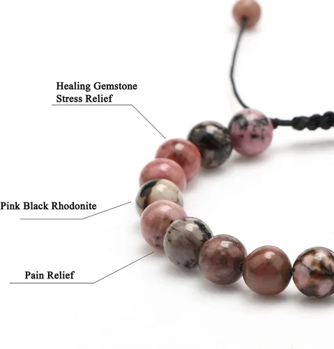 Vista 5 de Pulseras magnéticas a juego con tu novio y novia con cuentas para mujeres, hombres, amantes de los mejores amigos, pulseras de conexión para regalo