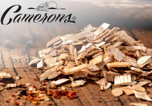Vista 7 de Camerons Virutas de madera natural para ahumador, paquete de 3 – manzana, cereza, nogal – 260 cu en bolsa, aproximadamente 2 libras ea, astillas