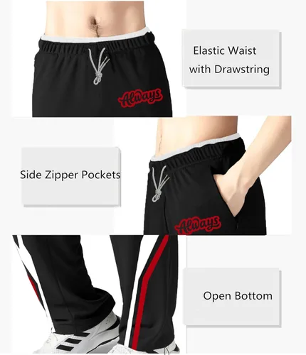 Vista 41 de Pantalones deportivos para hombre con bolsillos con cremallera, pantalones deportivos ligeros, pantalones de entrenamiento holgados atléticos