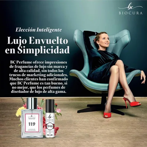 Vista 2 de BC Perfume 835 Inspired by Spice & Black Vanilla For Men Fragancia Dupes Eau de Parfum Botella de 1.7 fl oz