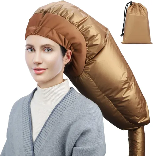 Vista 11 de Segbeauty - Accesorio para secador de pelo con capucha, extra grande, ajustable, con correa elástica para el cuidado del cabello rizado natural