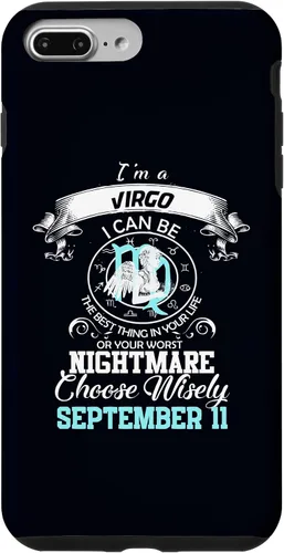 Vista 12 de Virgo Zodiac Sign Astrology Horoscope September 11 Birthday Case for iPhone 17