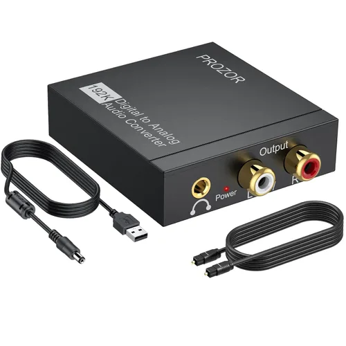 Vista 9 de Conversor de audio digital a analógico Negro