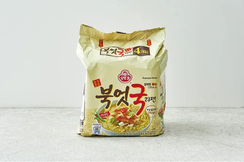 Vista 2 de Famoso coreano tradicional resaca única sabrosa abadejo seco Ramen fácil de cocinar, no picante, nutritivo fideos instantáneos alimentos