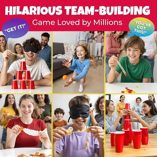 Vista 4 de QUOKKA Juegos de fiesta para adultos y familia – 250 desafíos I divertido grupo o actividad familiar con adolescentes, niños, amigos – Ideal