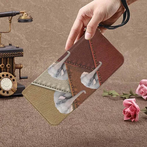 Vista 3 de Pulsera de mano con nombre personalizado con correa, cartera de mano de mariposa para mujer, diseño 11