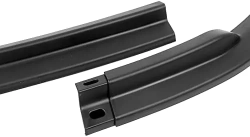 Vista 3 de Kit de 3 piezas de parachoques delantero compatible con Subaru Impreza WRX 2008-2010, alerón de protección divisor estilo CS, difusor de aire