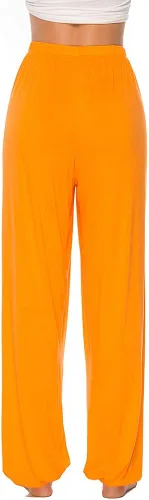 Vista 4 de AvaCostume Pantalones de yoga ligeros y sueltos para hombre, cintura elástica, modal, pantalones de yoga
