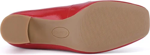 Vista 8 de JENN ARDOR Mocasines de tacón para mujer tacones de bloque, puntera cerrada, sin cordones, tacón medio de 2.5 pulgadas, zapatos de vestir y casuales