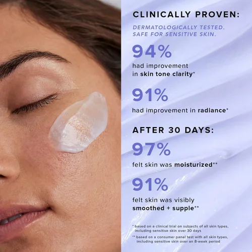 Vista 3 de Farmacy Máscara facial de niacinamida para la noche, máscara facial de refinación de poros con 10% de niacinamida, repone la barrera de humedad